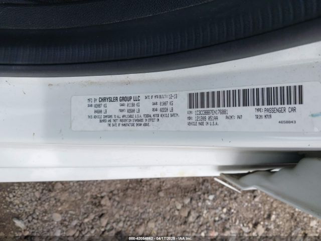 2014 CHRYSLER 200 1C3CCBBB7EN176881 Photo 8