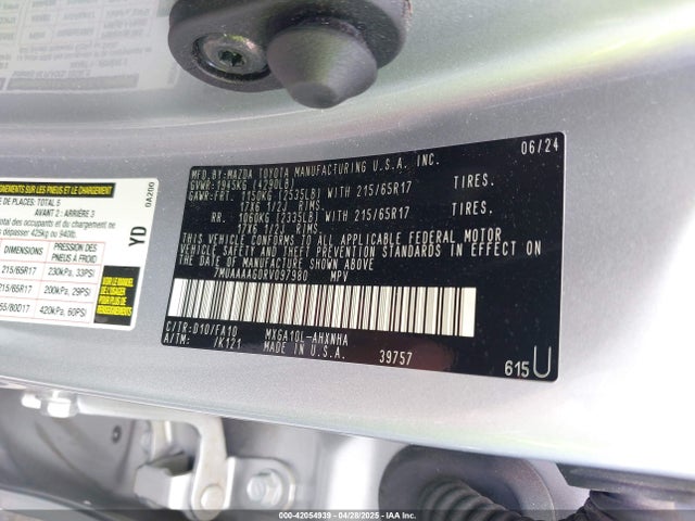 Toyota Corolla Cross L 2024 7MUAAAAG0RV097980 Image 9