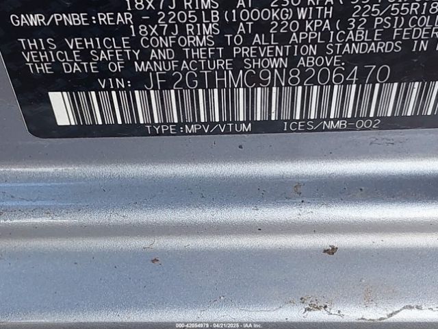 JF2GTHMC9N8206470 Subaru Crosstrek Limited