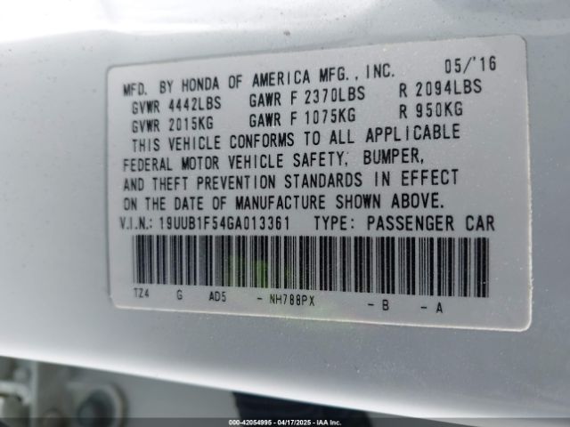 2016 ACURA TLX 19UUB1F54GA013361 Photo 8