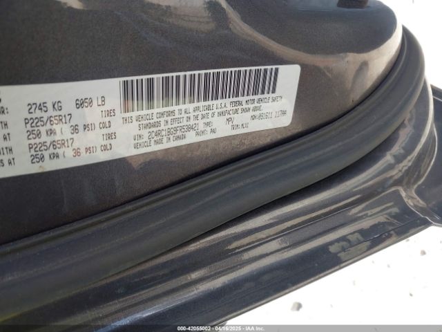 2C4RC1BG9FR538421 Chrysler Town & Country Touring
