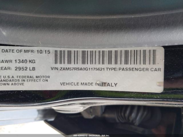 2016 MASERATI GHIBLI ZAM57RSA0G1175621 Photo 8