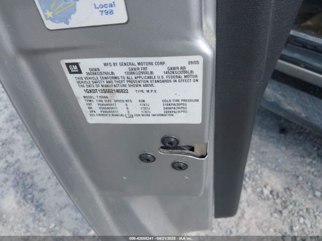 2006 GMC ENVOY 1GKDT13S662146822 Photo 8