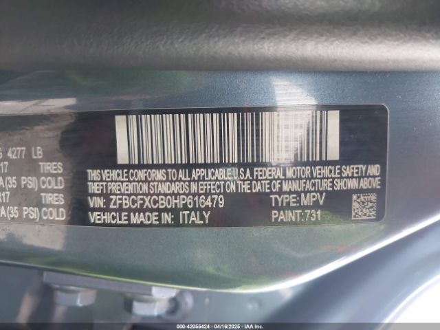 ZFBCFXCB0HP616479 Fiat 500x Trekking Fwd