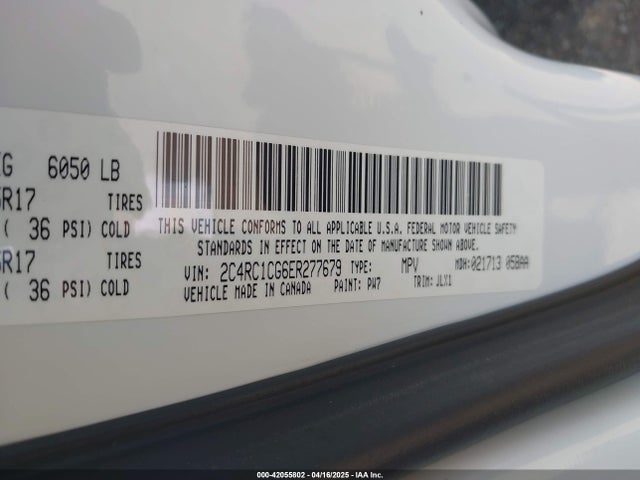 2C4RC1CG6ER277679 Chrysler Town & Country Touring-l 30th Anniversary
