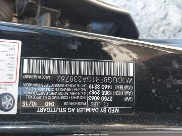 WDDUG8FB1GA238762 Mercedes-Benz S 550 4matic