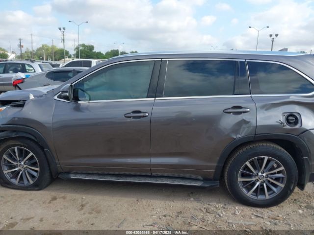 5TDKZRFH2JS533420 Toyota Highlander Xle