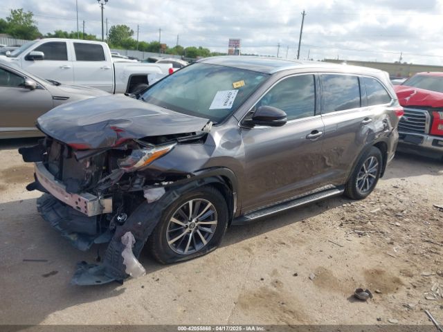 5TDKZRFH2JS533420 Toyota Highlander Xle