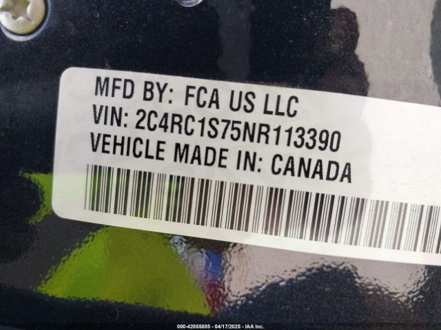 2022 CHRYSLER PACIFICA HYBRID 2C4RC1S75NR113390 Photo 8