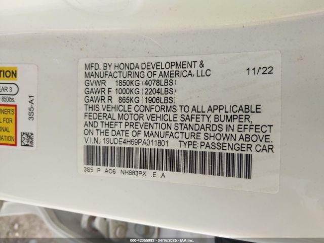 2023 ACURA INTEGRA 19UDE4H69PA011801 Photo 8