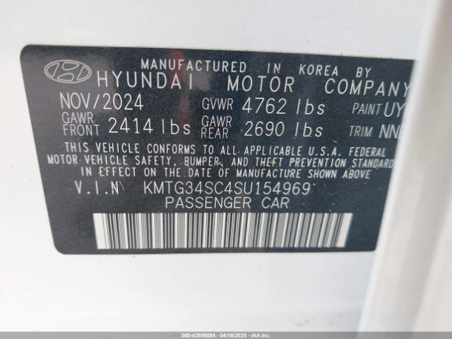 KMTG34SC4SU154969 Genesis G70 2.5t Rwd
