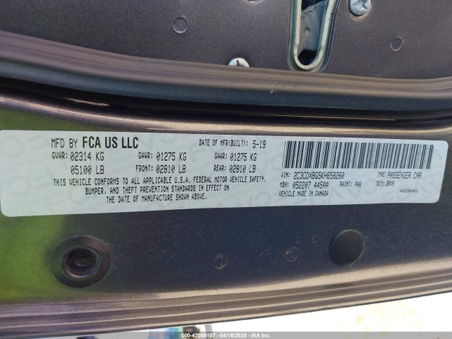Dodge Charger 2019 2C3CDXBG5KH658260 Image 9