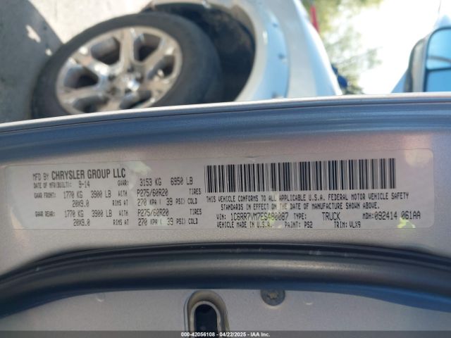 1C6RR7VM7ES480087 RAM 1500 Laramie
