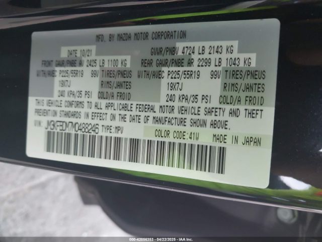 JM3KFBDM7M0488246 Mazda Cx-5 Grand Touring