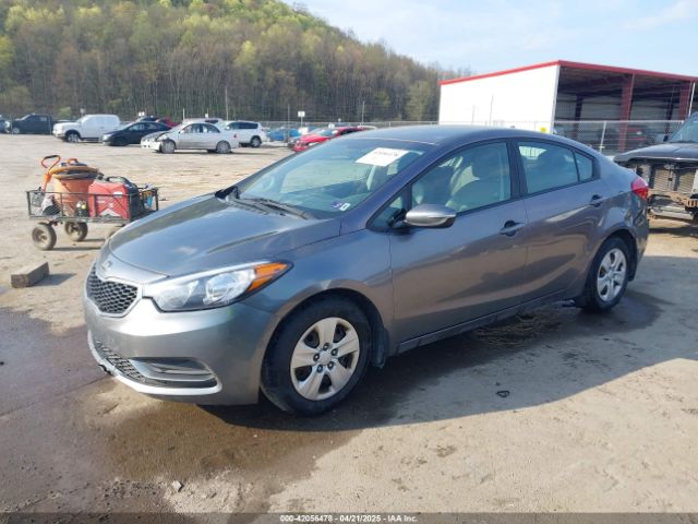 KNAFX4A63G5537603 KIA FORTE LX