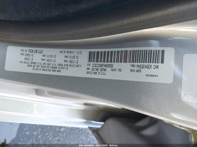 Chrysler 200 Limited 2015 1C3CCCAB2FN666556 Image 9