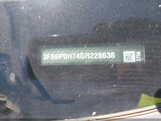 3FA6P0H74GR228638 Ford FUSION SE