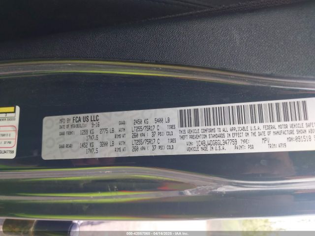 2016 JEEP WRANGLER UNLIMITED 1C4BJWDG6GL347759 Photo 8