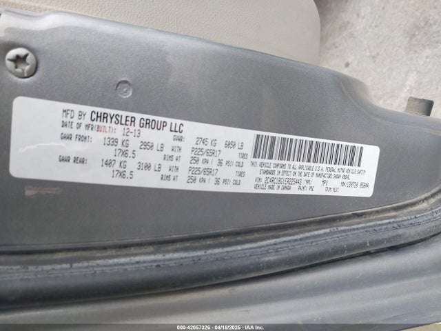 2C4RC1BG1ER225443 Chrysler Town & Country Touring