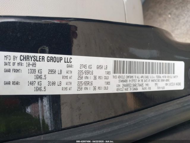 2010 CHRYSLER TOWN & COUNTRY 2A4RR5D19AR170405 Photo 8