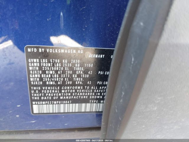 WVGDMPE27MP019047 Volkswagen Id.4 1st Edition