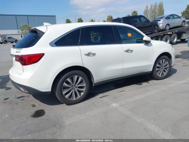 5FRYD3H48FB011286 Acura Mdx Technology Package