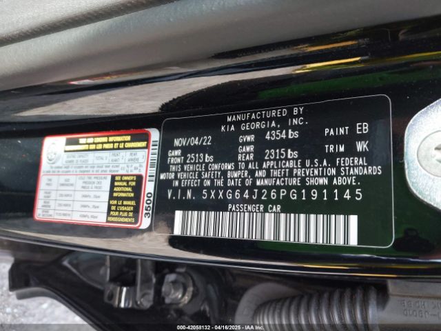 5XXG64J26PG191145 KIA K5 Gt-line
