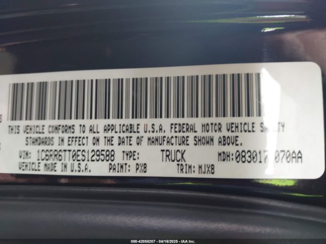1C6RR6TT0ES129588 RAM 1500 Big Horn