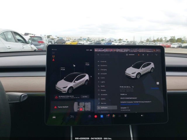 5YJYGDEE1MF094357 Tesla Model Y