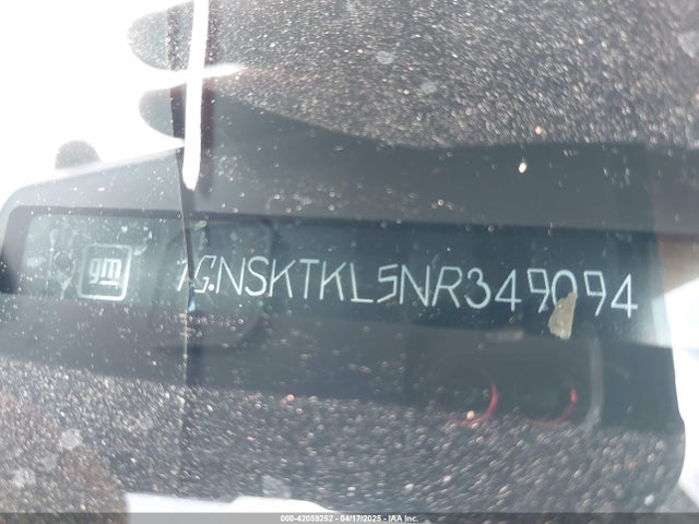 1GNSKTKL5NR349094 Chevrolet Tahoe 4wd High Country