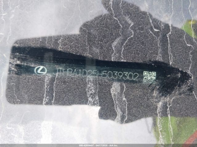 JTHBA1D25H5039302 Lexus IS 200T