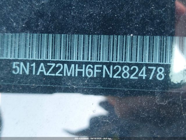5N1AZ2MH6FN282478 Nissan MURANO SL
