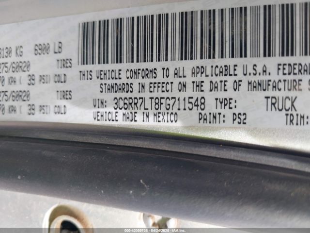 3C6RR7LT8FG711548 RAM 1500 Big Horn