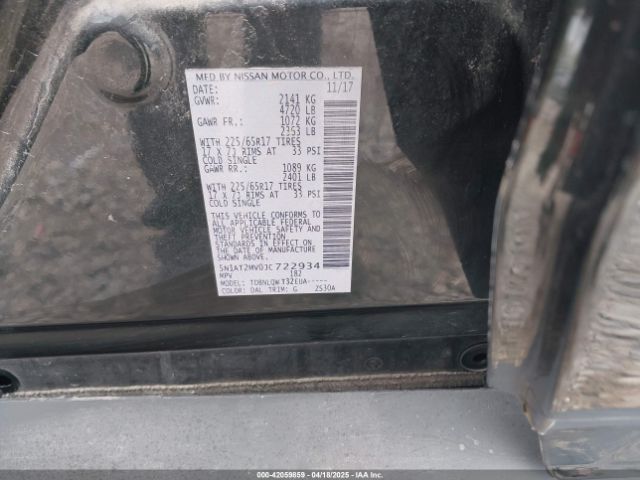 2018 NISSAN ROGUE 5N1AT2MV0JC722934 Photo 8