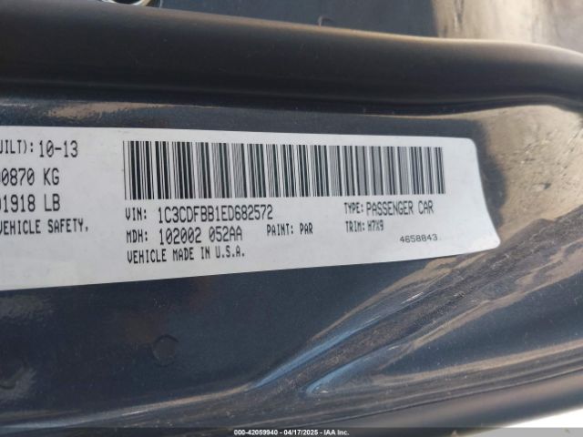 1C3CDFBB1ED682572 Dodge DART SXT