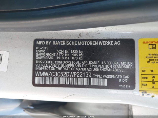 2013 MINI COUNTRYMAN WMWZC3C52DWP22139 Photo 8