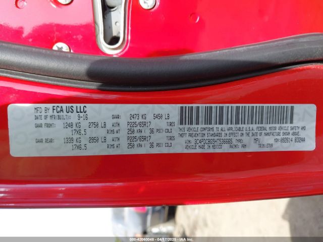 3C4PDCBG5HT536665 Dodge Journey Sxt