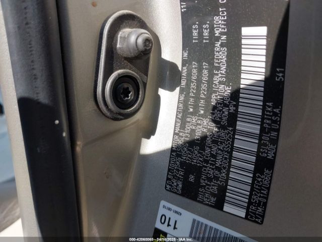 5TDKK3DCXFS552524 Toyota Sienna Le 8 Passenger