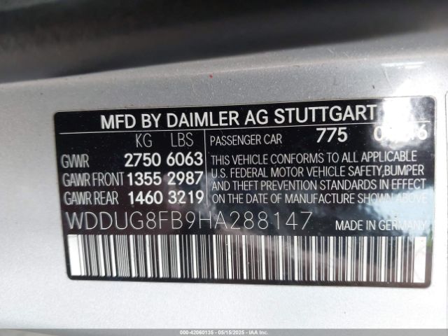 2017 MERCEDES-BENZ S 550 WDDUG8FB9HA288147 Photo 8