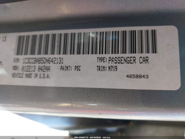 2013 CHRYSLER 200 1C3CCBAB5DN642131 Photo 8
