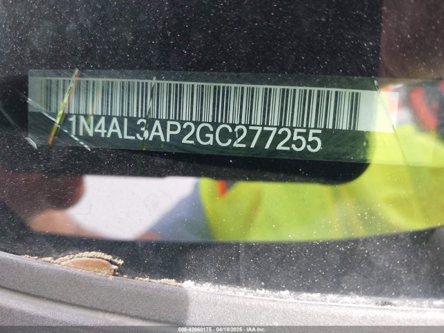 Nissan Altima 2.5 Sr 2016 1N4AL3AP2GC277255 Image 9