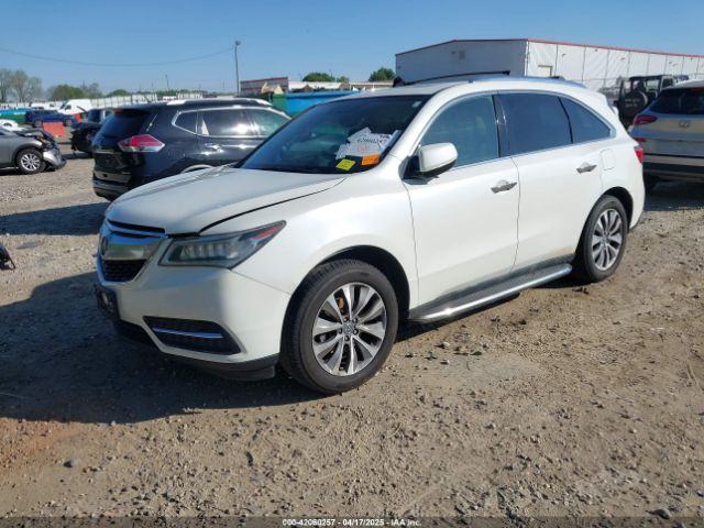 5FRYD4H42FB010236 Acura Mdx Technology Package