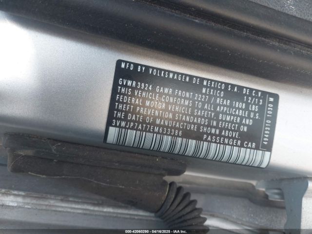 3VWJP7AT7EM633386 Volkswagen Beetle 2.5l