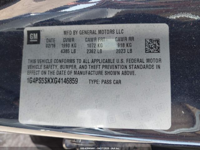 1G4PS5SKXG4146859 Buick Verano Leather Group