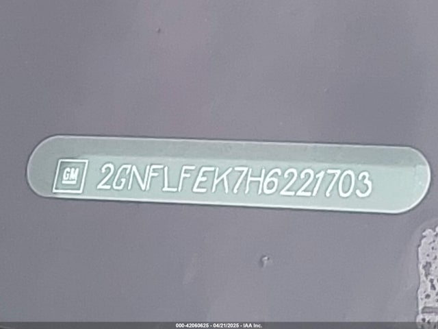 2GNFLFEK7H6221703 Chevrolet EQUINOX LT