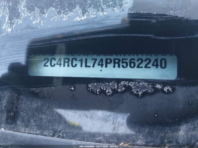 2C4RC1L74PR562240 Chrysler Pacifica Hybrid Touring L