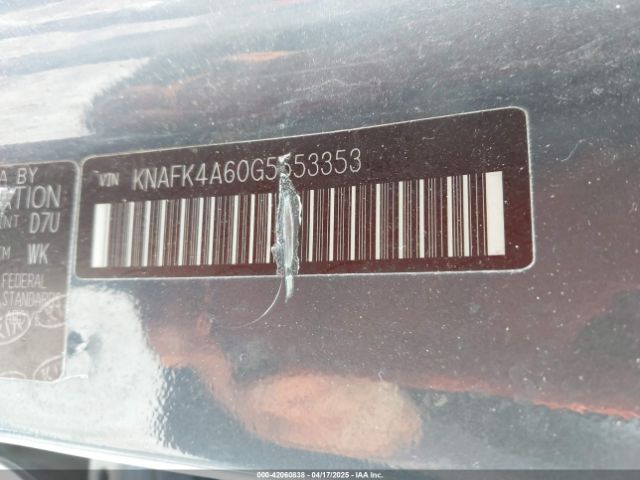 KNAFK4A60G5553353 KIA FORTE LX