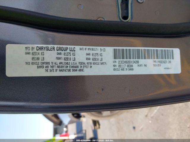 2C3CDXBG9EH134288 Dodge Charger Se