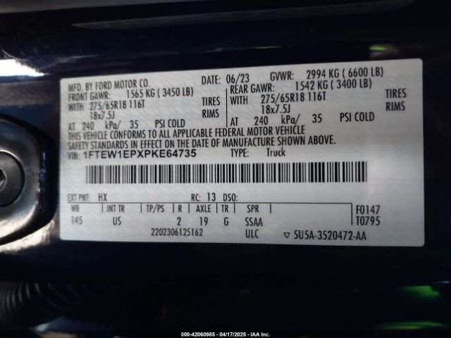 2023 FORD F-150 1FTEW1EPXPKE64735 Photo 8