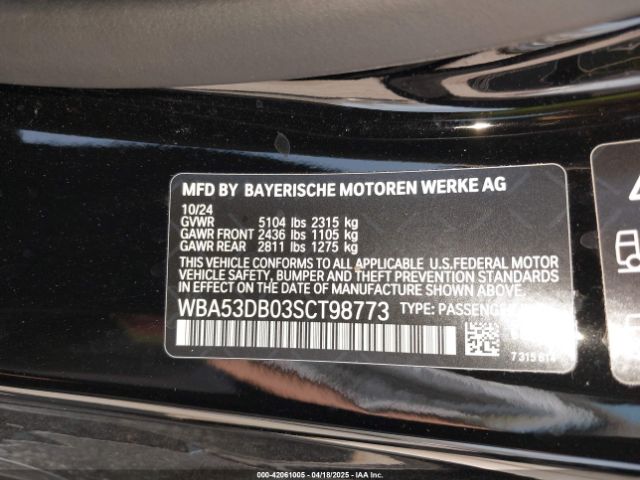 WBA53DB03SCT98773 BMW 4 Series 430i Xdrive